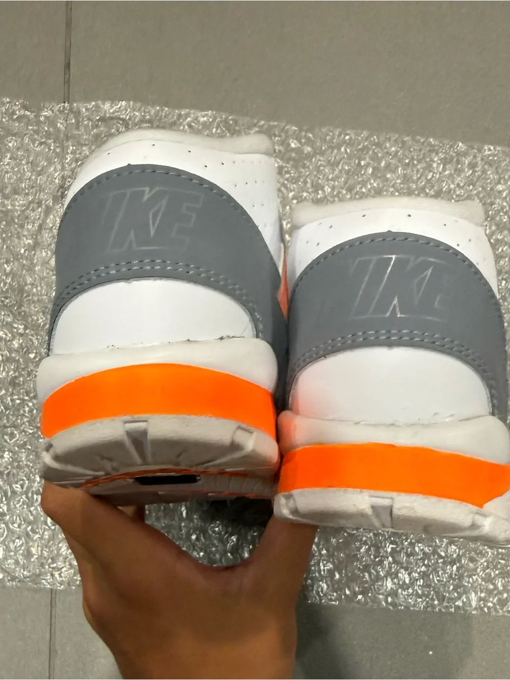 Nike Kids Air Trainer White/Orange/Red Size 2.5Y